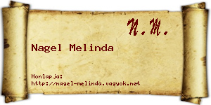 Nagel Melinda névjegykártya