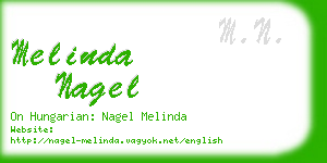 melinda nagel business card